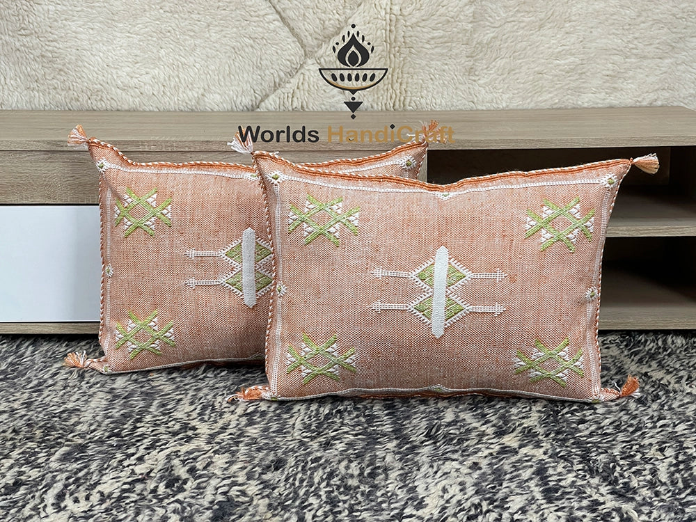 Silk Moroccan Pillows Silk 35x53