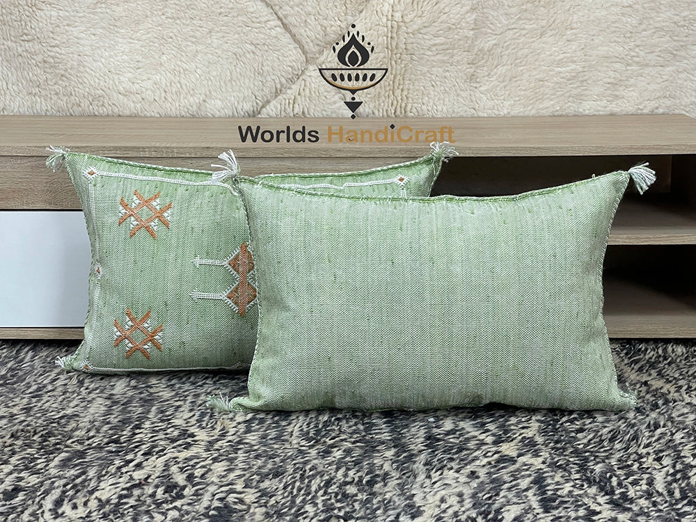 Moroccan Pillows Silk 35x53