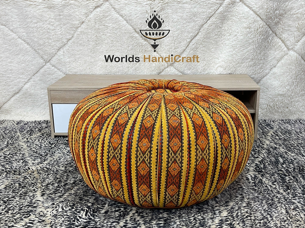 Best Moroccan Leather Pouf : Moroccan Leather Seating