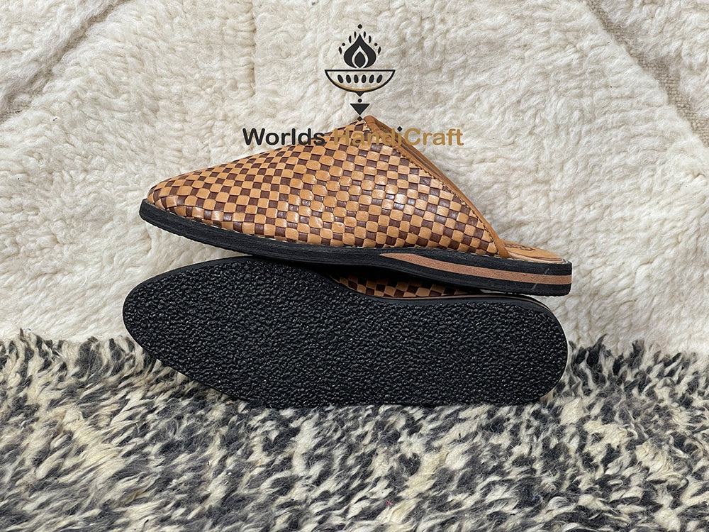 Stylish Moroccan Leather Slippers