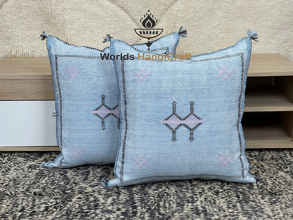 Silk Square Moroccan Pillows Covers