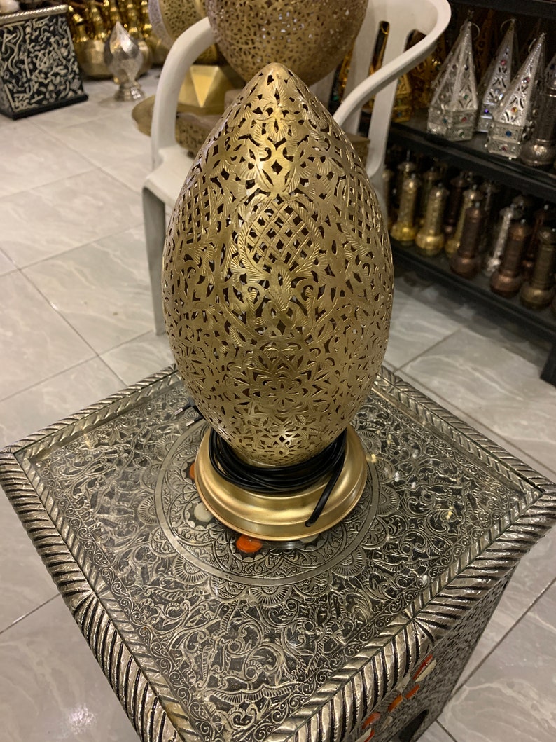 Brass Moroccan table /floor lamp