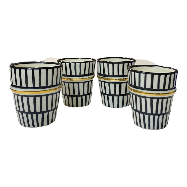 A4 -  Hand painted moroccan beldi cups