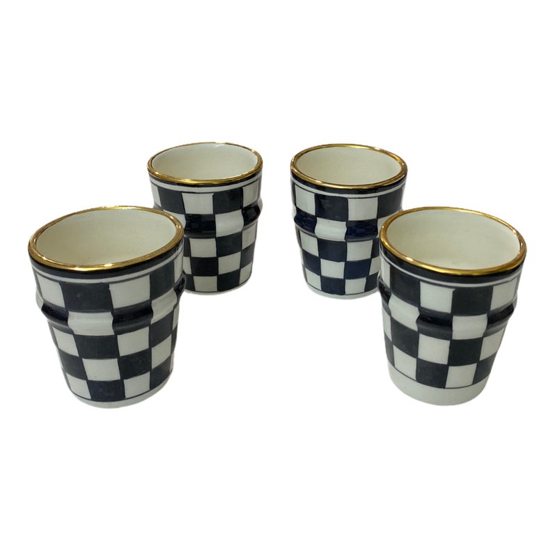 A4 - Moroccan Handmade ceramic Cups