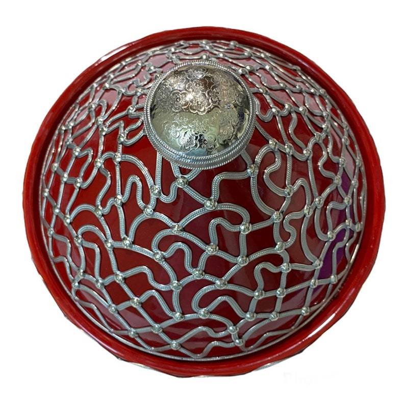 A7 | Moroccan ceramic tagine dish