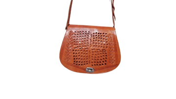 Women's Moroccan leather shoulder bag