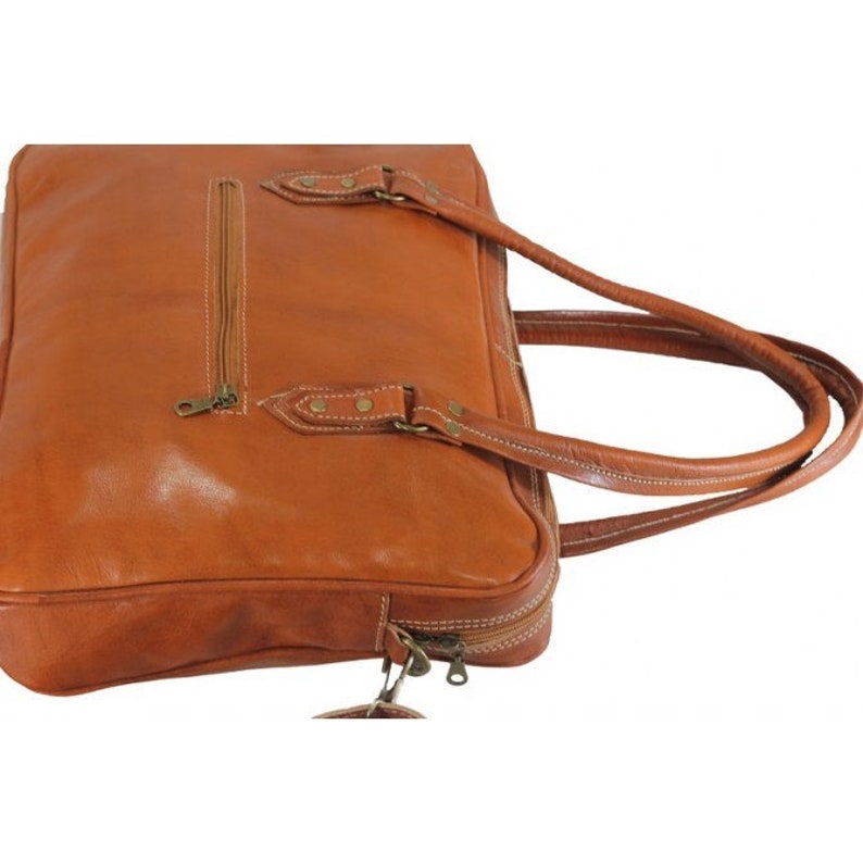 Moroccan High-end genuine leather satchel