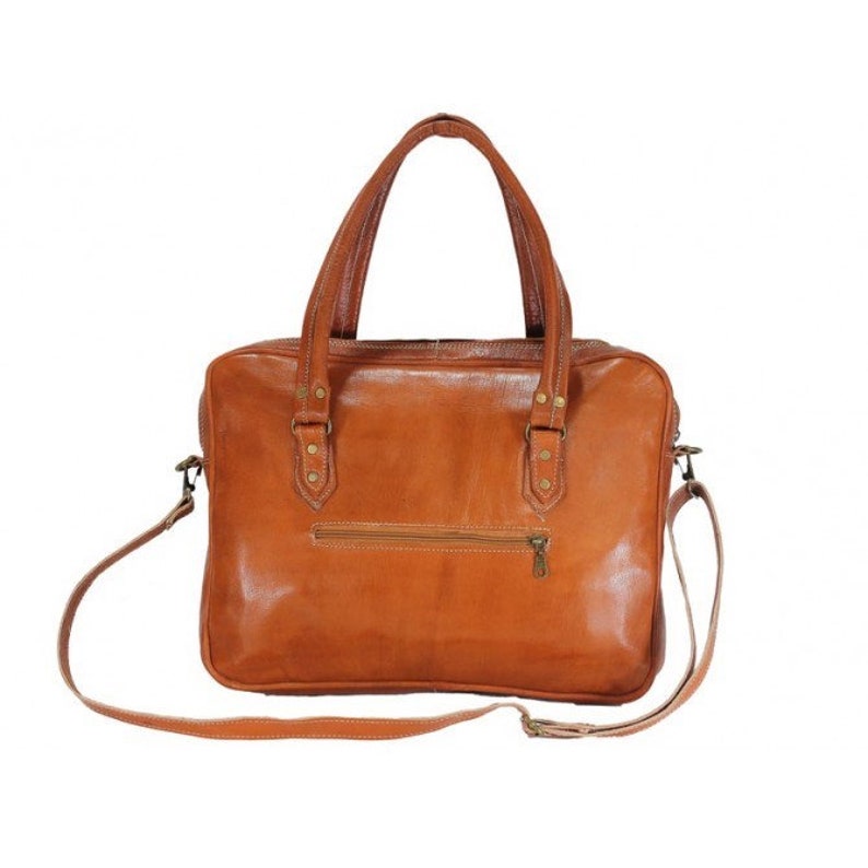 Moroccan High-end genuine leather satchel