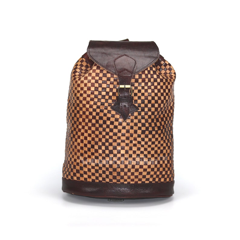 Handmade Backpack Moroccan leather