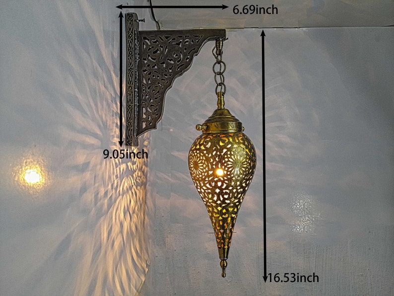 Handcrafted Wall Lamp Moroccan Design