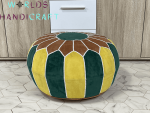 B5 |  Moroccan Pouf Leather Colored