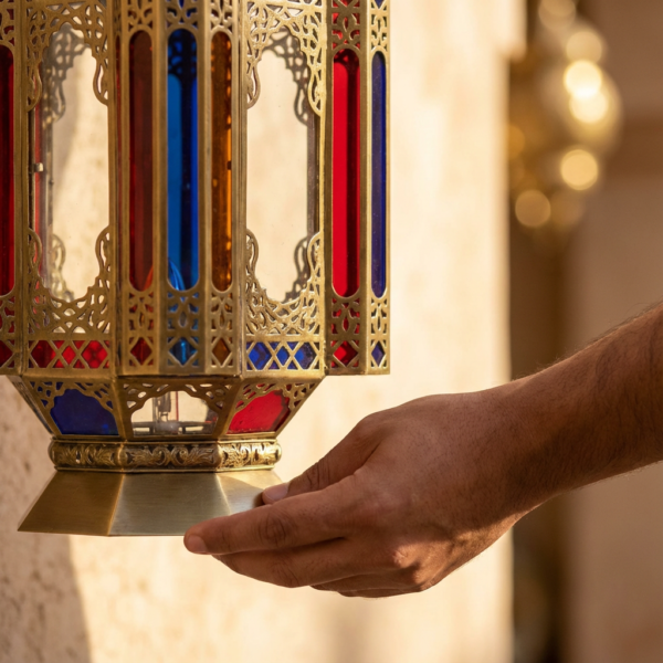 Moroccan Bazaar Table Lamps With Color Class