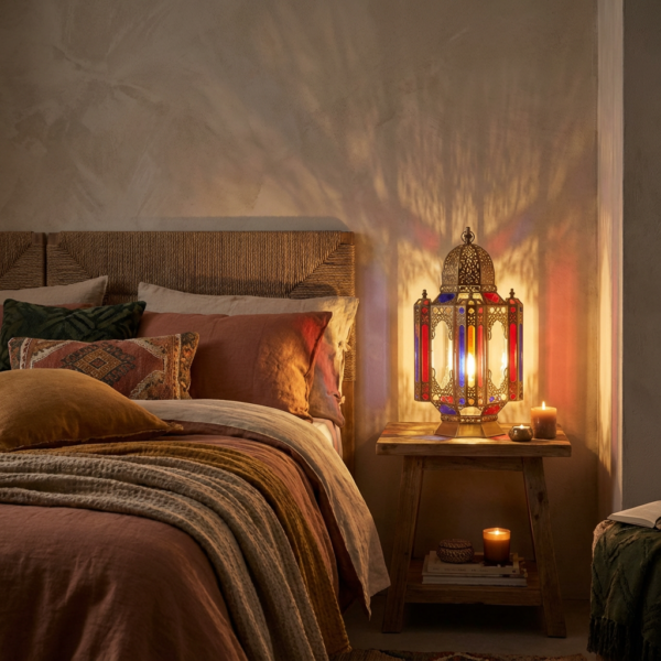 Moroccan Bazaar Table Lamps With Color Class