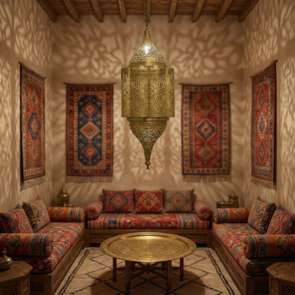 Moroccan Hanging Lantern Lamp