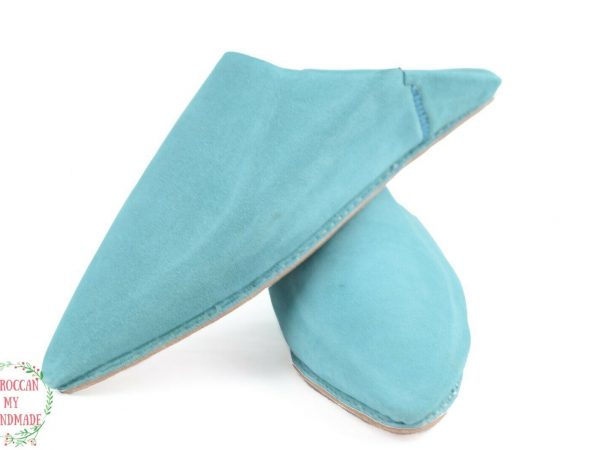 Sheepskin Moroccan babouches slippers Soft suede Slippers Bedroom slippers women
