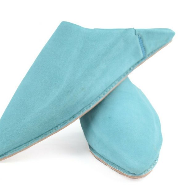 Sheepskin Moroccan babouches slippers Soft suede Slippers Bedroom slippers women
