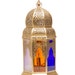 Large Moroccan Table Lamps With Colored Class