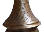 Gold Brass Moroccan Lamp