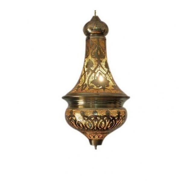 Gold Brass Moroccan Lamp,Pendant Lighting,Moroccan Pendant Lamp,ceiling light,Pierced ceiling light,Modern Moroccan Lamp