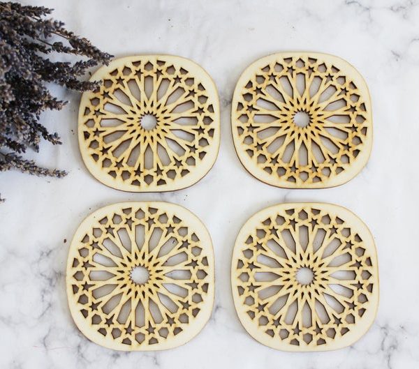 Moroccan Tile Coasters | Moroccan Ceramic Coasters