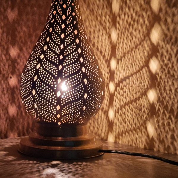 Moroccan standing lamp, nightstand, table lamp, desk lamp, floor lamp, Handcrafted by expert, boho lighting, standing lamp, designer lamp