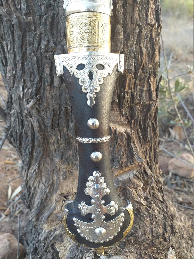 Moroccan Dagger knife Handmade Blade, Decorative Dagger, Handmade Dagger Decor, Handcrafted Decor