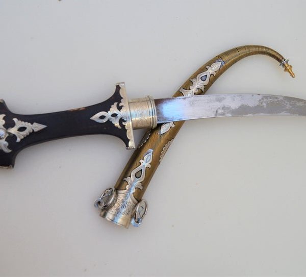 Set of 2 Moroccan Daggers knife Handmade Blade, Decorative Dagger, Handmade Dagger Decor, Handcrafted Decor