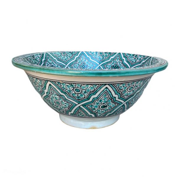 Handmade and hand painted Moroccan ceramic sink / sink. Moroccan washbasin handmade.ceramics sink
