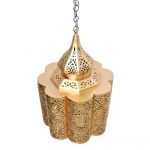 114 - Moroccan Copper Lamp | Copper Lamps | Brass Lamps | Made in Morocco | Lighting | Moroccan Lantern Hanging | Lamp Pendent | lampshades