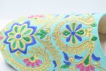 Embroidered Moroccan Slippers | Moroccan Women Wedding Slippers