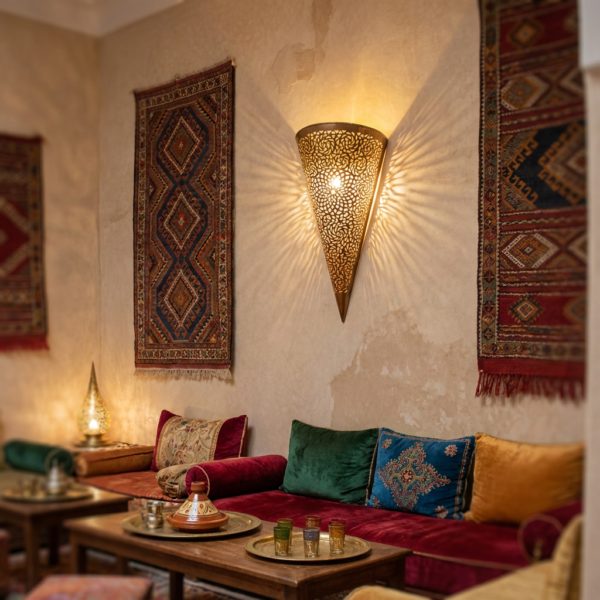 Moroccan wall lamp