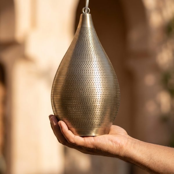  Black Moroccan Pendant Light