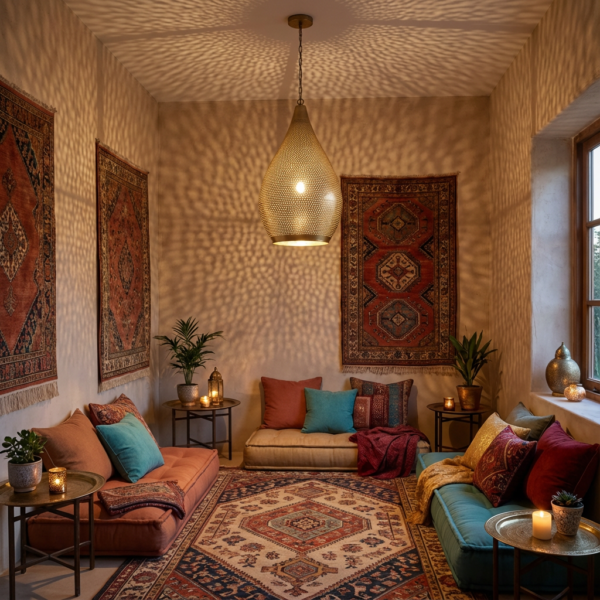  Black Moroccan Pendant Light