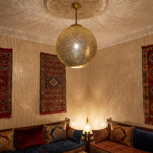 Copper Moroccan Chandelier