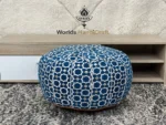 Colored Outdoor Indoor Pouf Ottoman