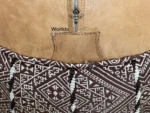 Tissu Authentic  Moroccan Leather Pouffe