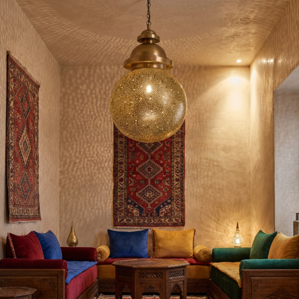 Moroccan Ball Pendant Light - Pedant Ball Lamp