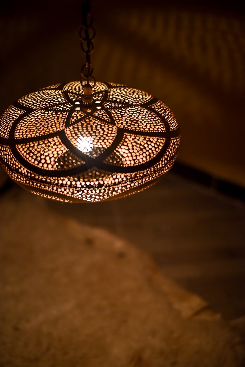 Moroccan Chandelier, Ceiling light, Art Deco lamp, 4 Sizes Available, Beautiful Design Moroccan Lamp, Boho Lighting