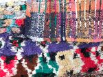 Boucherouite Berber Carpet  3x3ft