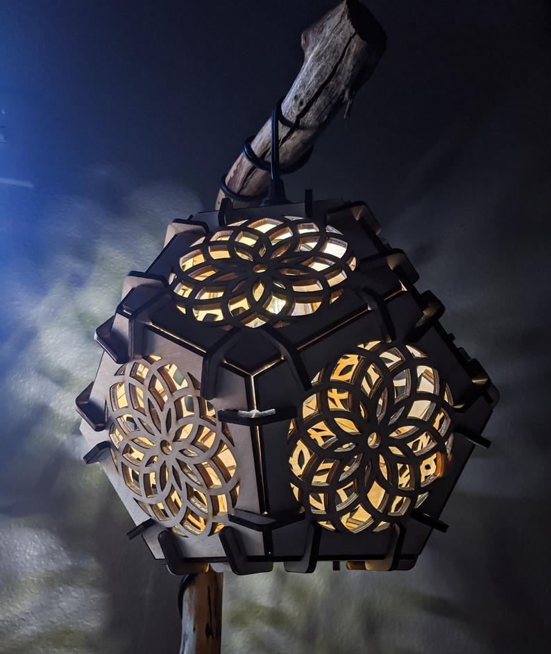 Sacred Geometry Lamp Shade