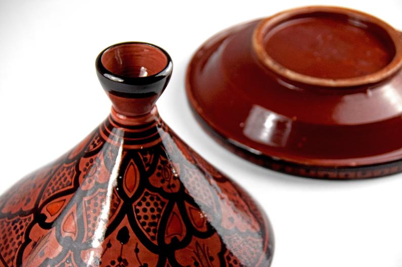 Moroccan Tagine Ceramic Serving Handmade Tagine Artisan | Pottery Tagine | Decorative Tagine| Tagine Pot Thanksgiving s Mother's day gift