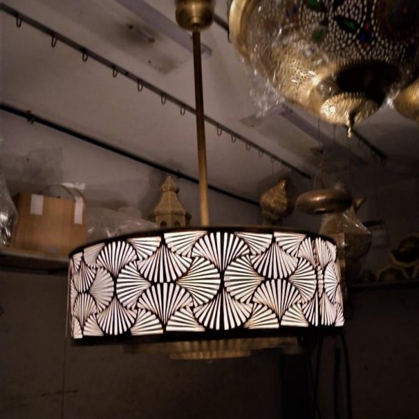 Shell Chandelier, Moroccan Lighting, Designer lamp, Moroccan Chandelier, Pendant lamp, Art deco light, Moroccan pendant lamp, Moroccan gift,