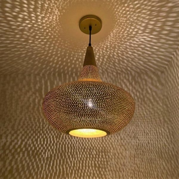 New Moroccan light fixture, Moroccan Pendant Light, Moroccan Lampshade Hanging Lamp Brass Filigree Handmade Lamp Home Decor
