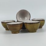 Set of 6 Handmade Ceramic Sauce Bowls