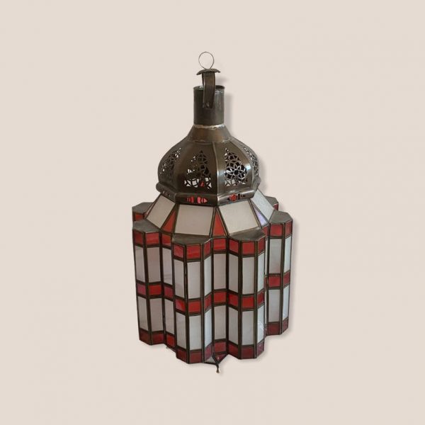 Outdoor Metal Stained Glass Chandelier