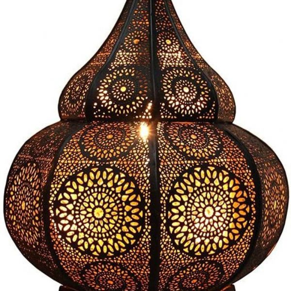 Moroccan Lamp Handmade Modern Turkish Vintage Golden Ceiling Light Home Lantern Lantern Pendant Oriental Arabian Hanging Lamp Outdoor Lamp