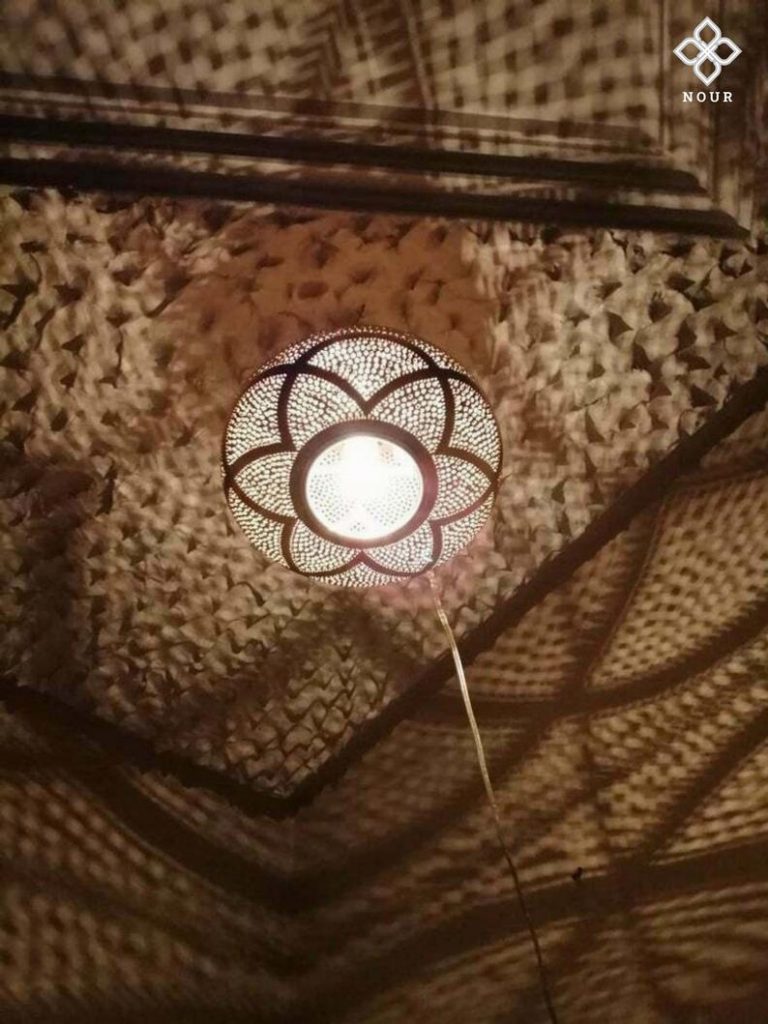 Moroccan Pendant Light, Arabian Golden Moroccan Lamps Ceiling Lights Home Lantern, 100% handmade Moroccan lighting