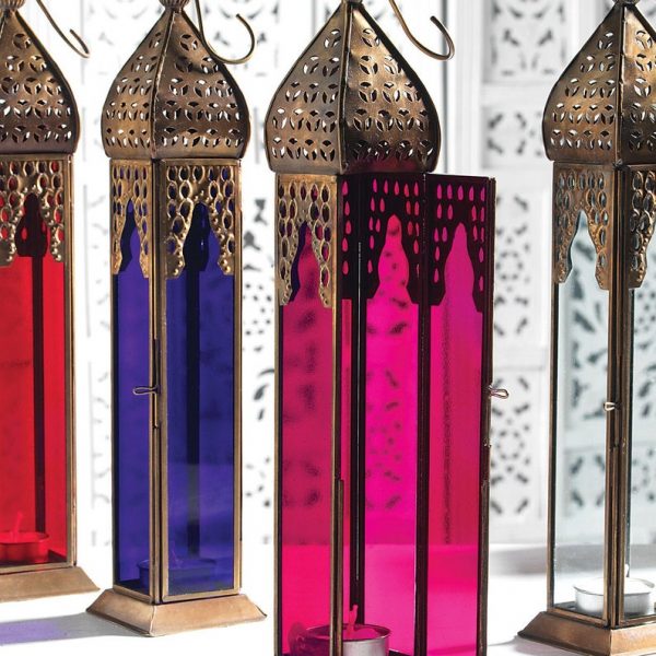 Tall Glass Lantern Candle Holders, Table lamp, Mosaic lamp, Glass lamp, Turkish, Moroccan, Lighting, Best Gift, Home Decoration