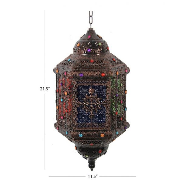 Moroccan Modern Metal Lantern