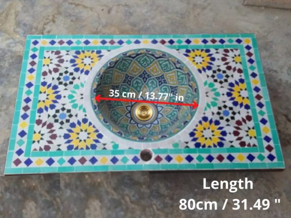 Hand Painted Moroccan Sinks